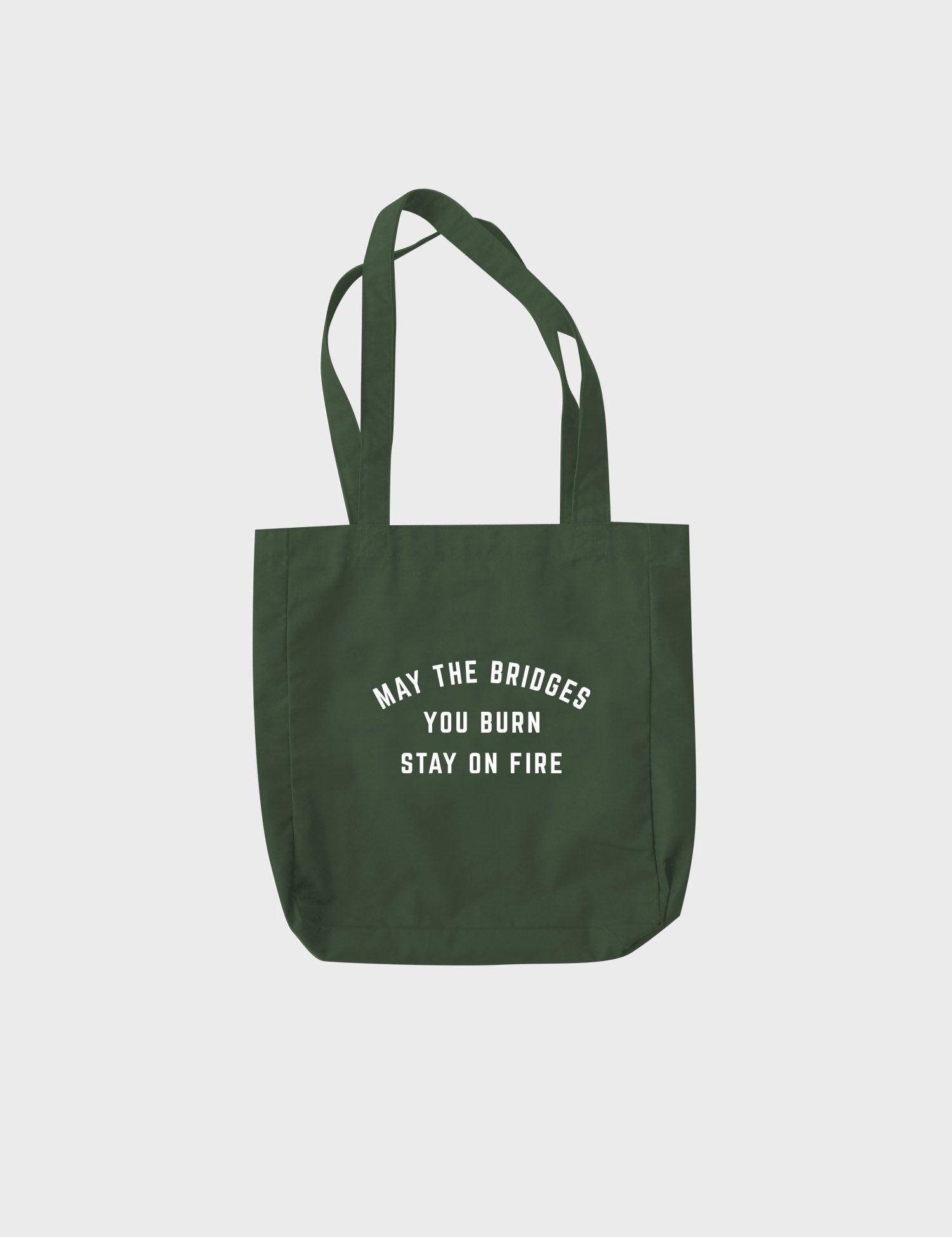 Burning Bridges Tote (Olive)