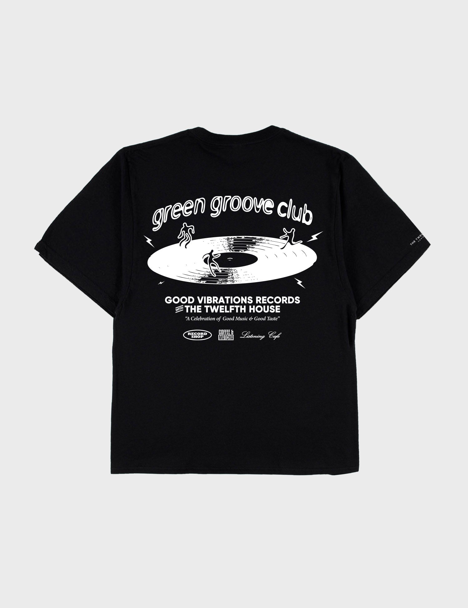 Good Vibrations Records (Black/White) — Oversized Fit