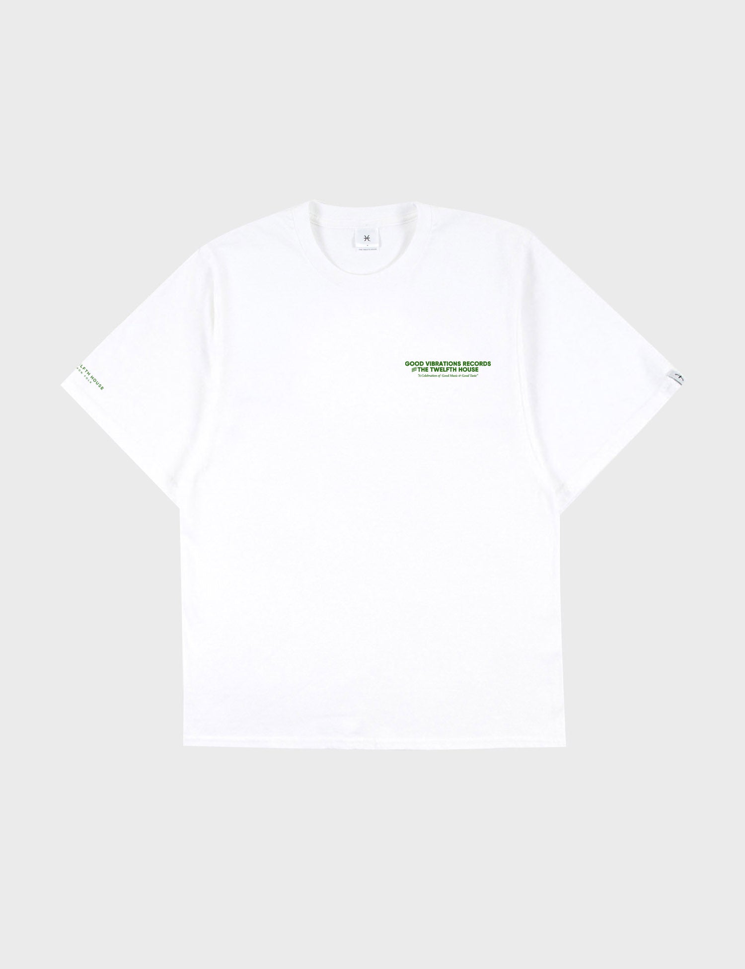 Good Vibrations Records (White/Green) — Oversized Fit