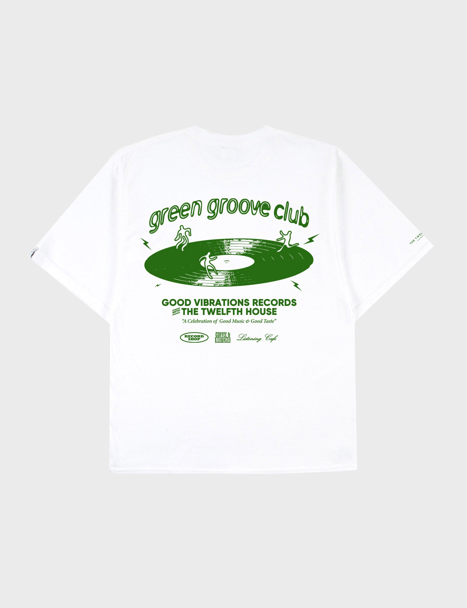 Good Vibrations Records (White/Green) — Oversized Fit
