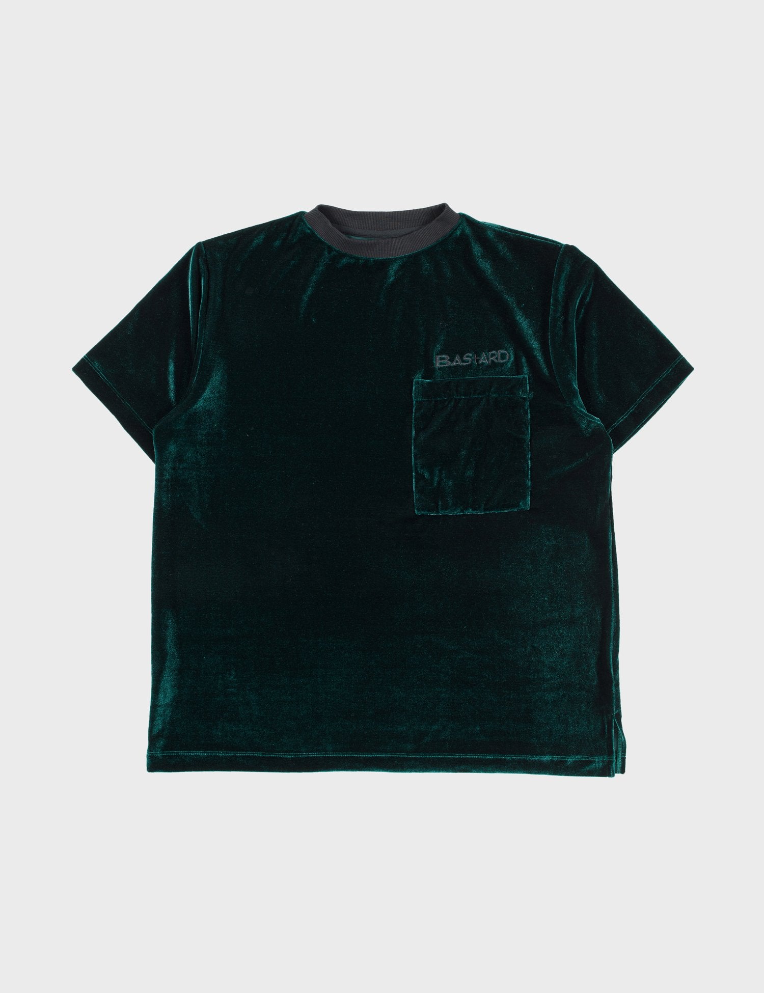 Green Velour Mocneck