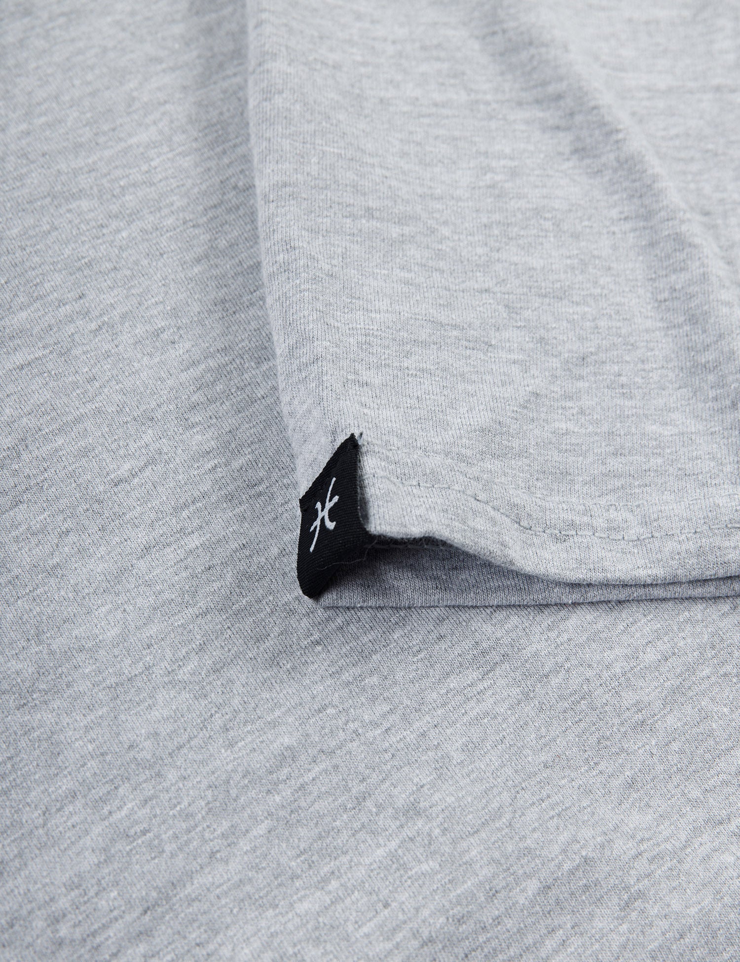 Label Long Sleeve Pocket Shirt (Grey)